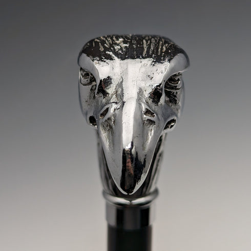 英国ヴィンテージ 紳士用ステッキ イーグルヘッドハンドル ブラックシャフト 100cm